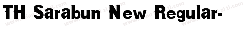 TH Sarabun New Regular字体转换